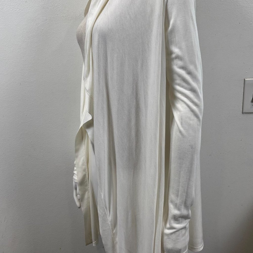 HELMUT LANG WHITE LAYERING SLEEVE LAYERING CARDIGAN - Picture 7 of 12